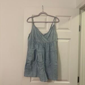 Light Blue Sleeveless romper